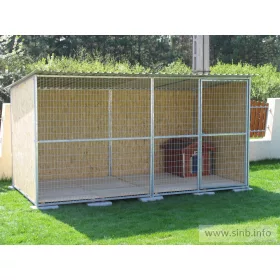 BONITA Kutya kennel, 4x2m padozat nélkül