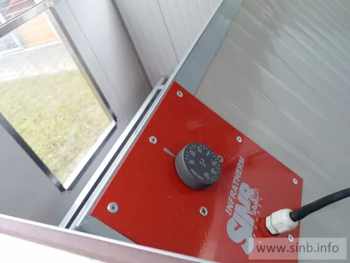 Infrapanel fűtés REB-100 elletőboxhoz
