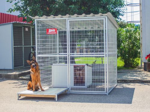 GRID Kutya kennel, 2x2m alapterület padozat nélkül