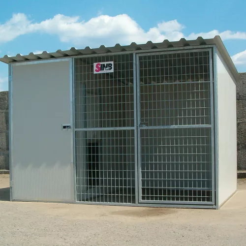 használt COMBINO Kutya kennel, 3x2m alapterület, padozat nélkül