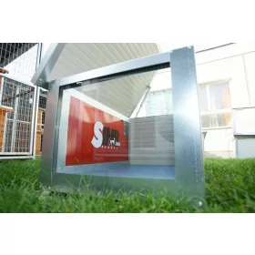 INFRAFŰTÉSES Thermo Renato macskaház, panoráma ablakkal