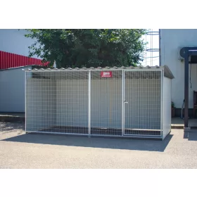 Pirata Kutya kennel, 4x2m alapterület, padozat nélkül