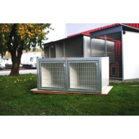 Kiképzőbox, 2 box, belméret (LxBxH:95x75x75cm)