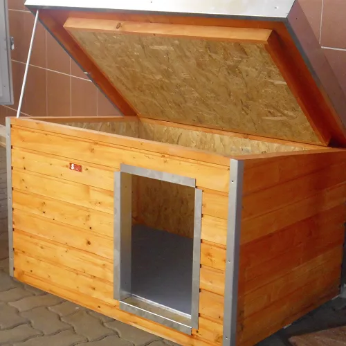 Thermo Madera szigetelt kutyaház ferdetetővel XL