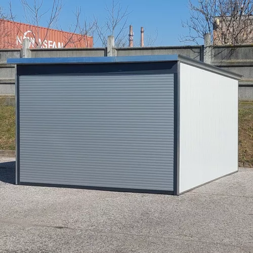 Renato 3x3m Kerti tároló elektromos kapuval