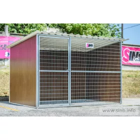 WOODY Kutya kennel, 3x2m alapterület, padozat nélkül