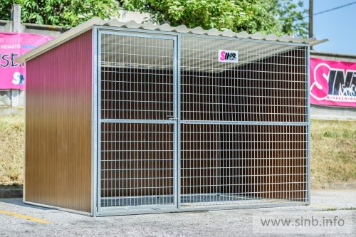 WOODY Kutya kennel, 3x2m alapterület, padozat nélkül