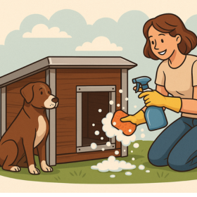 Hogyan fertőtlenítsem a Doghouse kutyaházát