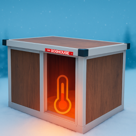 Infra fűtéses kutyaház