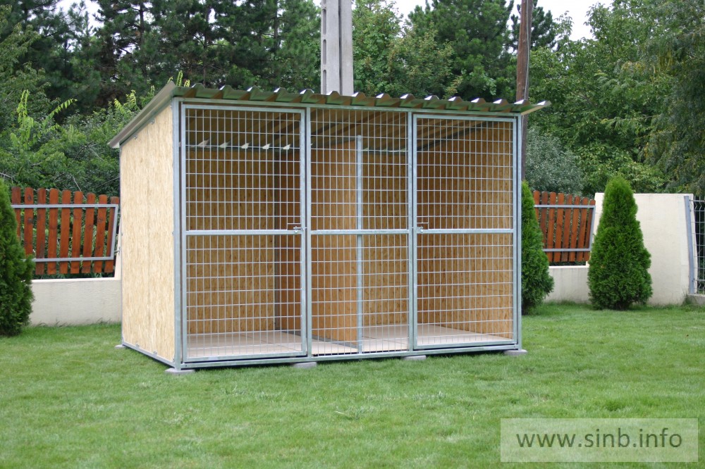 Image of BONITA Kutya kennel, osztott, 3x2m padozat nélkül
