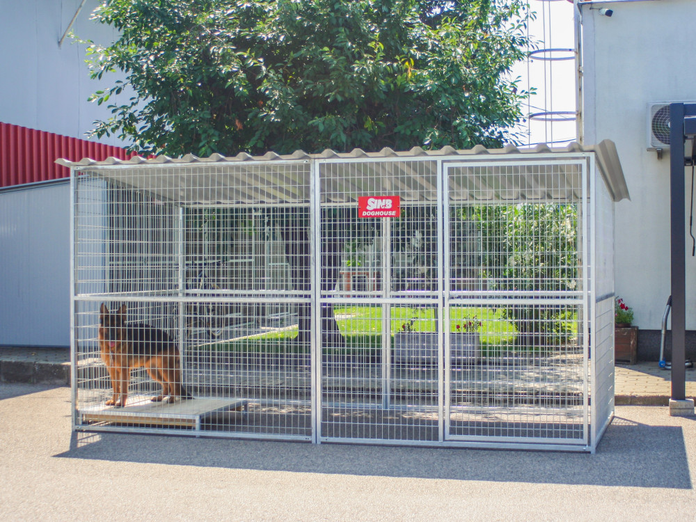 Image of GRID Kutya kennel, 2x4m alapterület padozat nélkül